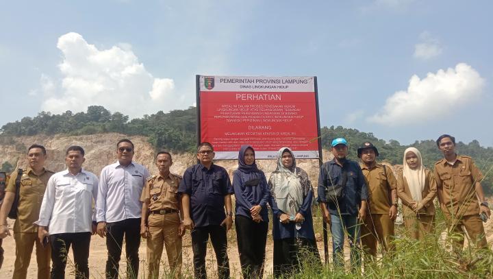 Penegakkan Hukum, Tim PPLH dan Polisi Segel Dua Tambang Ilegal Penyebab Banjir di Sukabumi Bandar Lampung